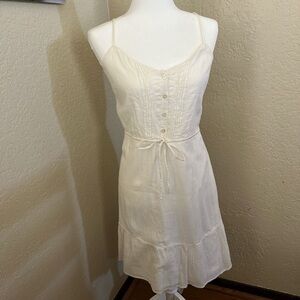 Old Navy Ivory Sleeveless Dress
